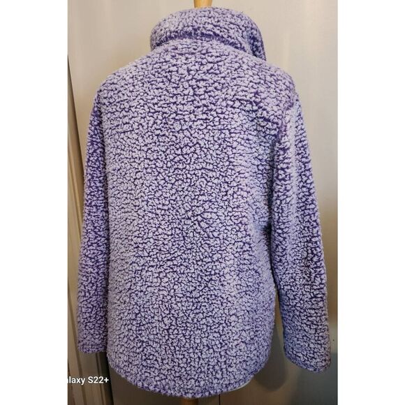O4 Victory Outfitters warm purple sherpa 1/4 zip Jacket - Picture 4 of 9